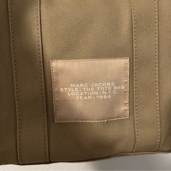 Marc Jacobs The Small Canvas Tote Bag in Slate Green - Picture 15 of 16